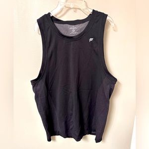 Men’s Fabletics black training day tank top